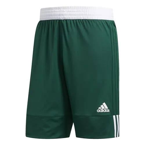 adidas Herren 3G Speed Reversible Shorts XL - Trainingsbekleidung mit modernem, schmalem Schnitt und zwei Tragevarianten. Ideal für Basketball, aus 100 % recyceltem Polyester für nachhaltigen Komfort.