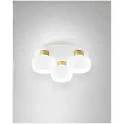 Fabas Luce 3767-65-102 Kino Deckenleuchten 36W Weiss von Fabas Luce