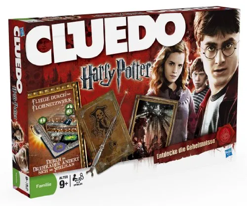 Hasbro Cluedo Harry Potter - Gesellschaftsspiel - Gesellschaftsspiel für 3-5 Spieler ab 9 Jahren, tauche ein in die magische Welt von Harry Potter und löse spannende Rätsel!