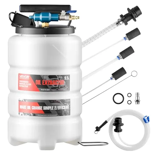 VEVOR Ölabsaugpumpe 9,5 L – Pneumatisch/Manuell von Vevor