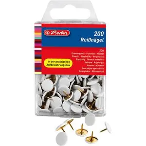 herlitz Reißnägel Weiß Metall 8770158 von herlitz
