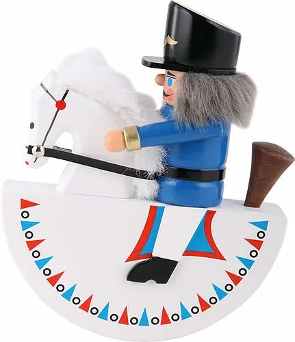 Nussknacker Soldaten Reiterlein Husar Blau - 14 cm in blau von HoDreWa Legler