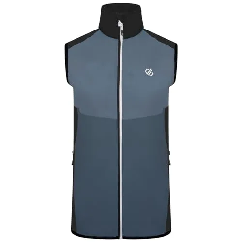 Dare2b Damen Duplicity II Vest Jacke - Orion Grey/Bluestone/Black, Größe 36 - Funktionsjacken mit wasserabweisender Softshell-Beschichtung und ultra-stretchigem Material für optimalen Komfort und Bewegungsfreiheit, ideal für aktive Outdoor-Aktivitäten.