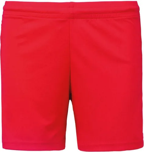 Proact Damen Sport Shorts Handball Fußball Training Sporthose Fitness, Größe:M, Farbe:Sporty Red