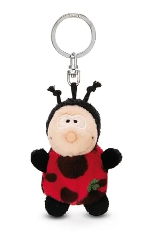 NICI Schlüsselanhänger Marienkäfer mit Kleeblatt 5cm