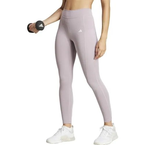 adidas Damen Optime 7/8 Leggings - Preloved Fig, L - Trainingsbekleidung aus 77% recyceltem Polyester; AEROREADY Adimove Material für optimalen Komfort und eine praktische Seitentasche.