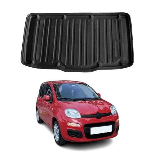 OMAC Kofferraummatte für Fiat Panda 2012-2025 - Hochwertige Kofferraummatte aus Gummi TPE, wasserdicht und rutschfest, für perfekten Schutz und einfache Reinigung im Fiat Panda 2012-2025.