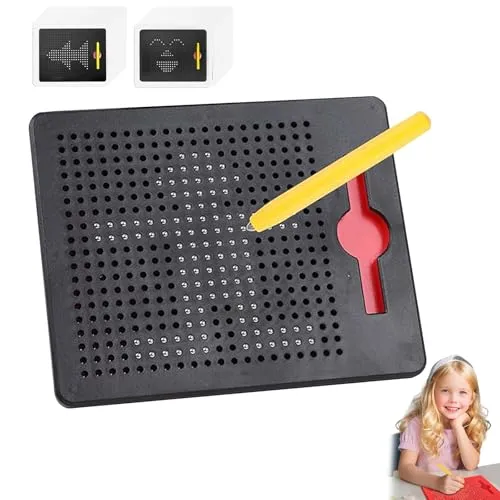 Zyluniy Magnetische Zeichenbretter Magnettafel Kinder, Magnetische Zeichentafel mit Stift, Magnetspiel für Kinder, Magnetspiel Maltafel Geburtstag Geschenk für ab 3 Jahre Schul Familie