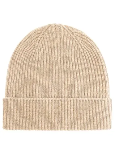 Zwillingsherz 100% Kaschmir Beanie – Strickmütze aus Cashmere – Hochwertige Grobstrick Mütze für Damen – Wintermütze One Size – Weiche & warme Mütze – Premium Qualität für Herbst, Winter & Frühling
