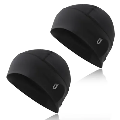 Oscenny Fahrradmütze,Schnell Wegschwitzen,Schnell Trocknen,Amerikanisches Lycra Dünnes Leichtes Gewebe Atmungsaktiv Feuchtigkeitsableitend Sportmütze for Motorrad Laufmütze Wandern 4 Jahreszeiten