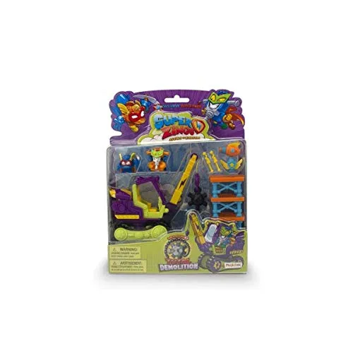 SUPERTHINGS RIVALS OF KABOOM SUPERZINGS - Mission 2: Totale Zerstörung mit 2 exklusiven SuperZings, 1 Abrißmaschine und 1 Kanonenturm