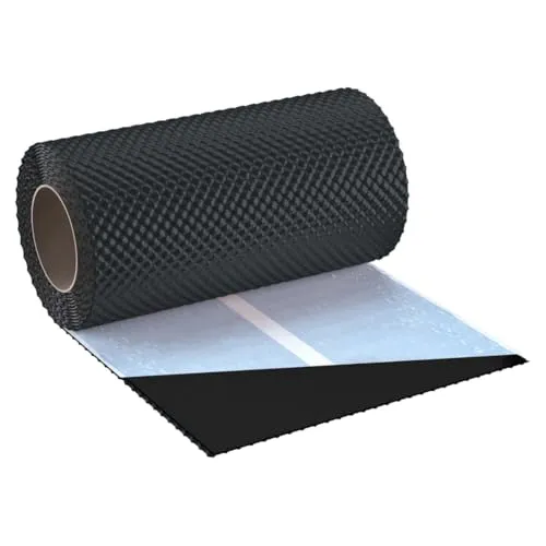 KAMINANSCHLUSSBAND FLEX 3D | Länge 5m | Breite 300mm | hochwertiges Aluminium und Butyl | Selbstklebend | Dach Wandanschlussband 3D Struktur (Anthrazitgrau RAL7021)