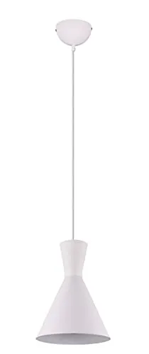 Reality Leuchten Pendelleuchte Enzo R30781031 - Moderne Pendelleuchte aus matt weißem Metall, individuell höhenverstellbar bis 150 cm, ideal für stilvolle Akzente in jedem Raum.