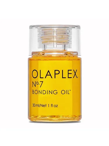 Olaplex No. 7 Bonding Oil 30 ml Haaröl - Haartherapien, -öle & -schutz mit integriertem Hitzeschutz für sicheres Styling bis 330 Grad. Sorgt für ultimativen Glanz, reduziert Frizz und verlängert die Haarfarbe. Vegan und alkoholfrei.