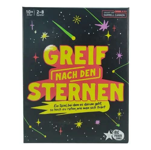 Greif nach den Sternen - Familien-Partyspiel - 2-8 Spieler - Big Potato - NEU