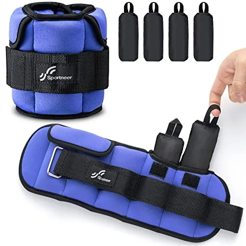 Sportneer Verstellbare Knöchelgewichte 0,5–2,3 kg