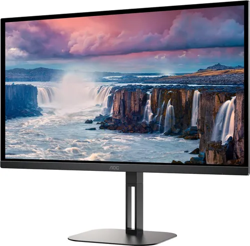 AOC Q27V5N/BK Monitor 27 Zoll - Hochauflösender QHD Bildschirm - Monitore mit 68,6 cm (27 Zoll) und QHD-Auflösung für beeindruckende Bildqualität, ideal für Gaming und Multimedia.