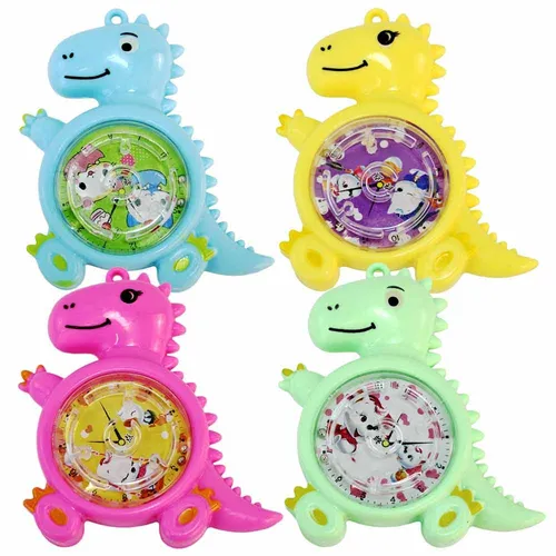 B&G INTERNATIONAL Dinosaurier Geduldspiel Kugellabyrinth - 48 Stück - Entdecken Sie 48 spannende Geduldspiele mit niedlichen Dinosaurier-Motiven. Jedes ca. 8 cm große Labyrinth fördert Geschicklichkeit und Konzentration. Ideal als Mitgebsel oder für Kindergeburtstage.