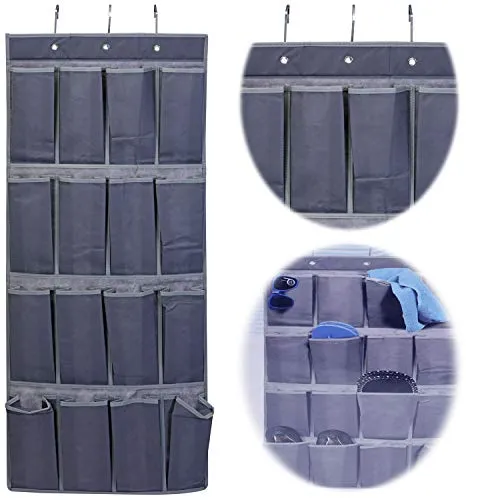 LS-Design XL Hänge-Organizer 16 Fächer Hängeregal Hänge-Aufbewahrung Schuhregal