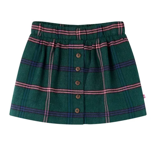 vidaXL Karorock Kinderrock Dunkelgrün 128