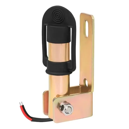 AOHEWEI Beacon-Montagehalterung, flexible DIN-Pol-Metallhalterung mit Draht und Schutzkappe für blinkende rotierende Warnleuchte für Gabelstapler, Traktoren
