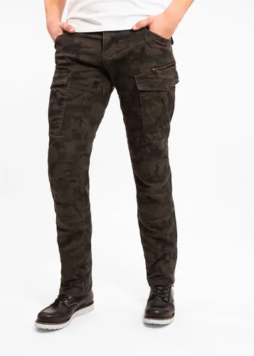 John Doe Cargo Stroker XTM Motorrad Jeans in oliv von John Doe