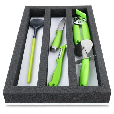 Camp-Idee Schaumstoff Küchenhelferkasten, 3-teilig