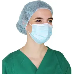 Medi-Inn Baretthauben, Vlies, Ø 52 cm blau / 100 Stück