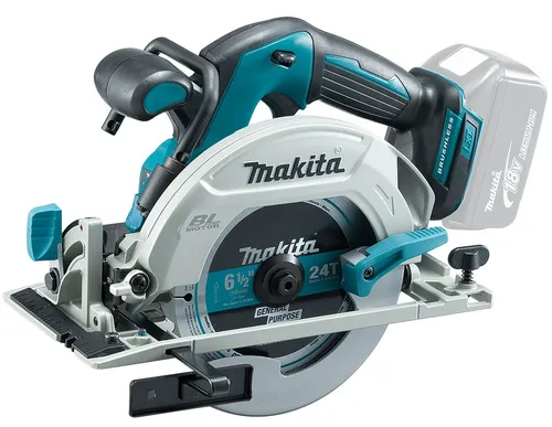 Makita Akku-Handkreissäge DHS680Z 18 V Sologerät - Sägen mit Präzision: Leistungsstarke Akku-Handkreissäge für kabelloses Arbeiten, inkl. Sägeblatt, ideal für Profis und Heimwerker.