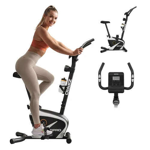 Zipro Heimtrainer Fahrrad Beat RS - Fahrradergometer mit intuitivem Computer und gut lesbarem Display, ideal für effektives Training zuhause und bis 120kg belastbar.