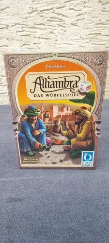 Alhambra Das Würfelspiel von Queen Games - Gesellschaftsspiel für 2-8 Spieler, strategisches Würfelspiel mit hochwertigem Material, ideal für die ganze Familie und spannende Spielabende.