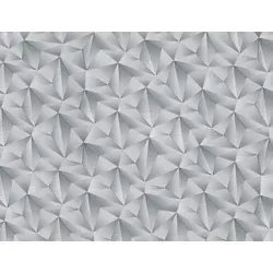 Vliestapete Grafik Silbergrau - 1,005.00 x 53.00 cm