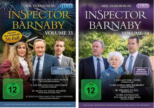 DVDs * INSPECTOR BARNABY - VOLUME 33 + 34 IM SET # NEU OVP & 6