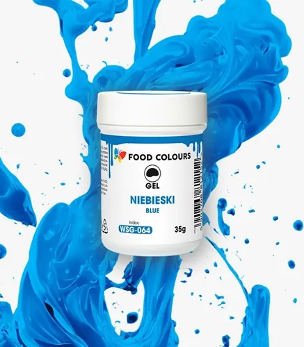Lebensmittelfarbe in Gel, Blau, 35g