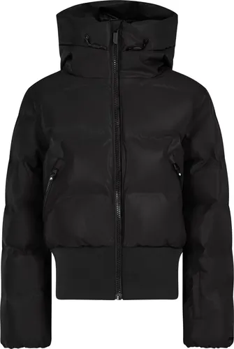 Protest Kinder Skijacke PRTSparkle True Black - Größe 176 - Umweltfreundliche Skijacke für Mädchen aus recycelten Materialien. Mit 4-Wege-Stretch für optimale Bewegungsfreiheit und funktionellen Details wie Daumenlöchern und Schneefang, ideal für unbeschwerte Tage im Schnee.