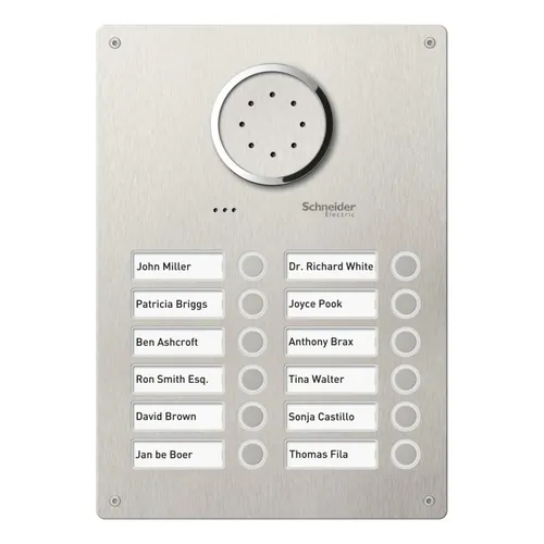 Ritto Acero Türstation Audio 12 WE, Edelstahl (1812320) von Ritto Türstation Klingeltableaus