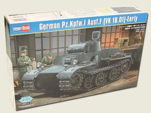 German Pfzkpfw.IAusf.F(VK1801)-Early / 1:35 - Hobby Boss - 83804