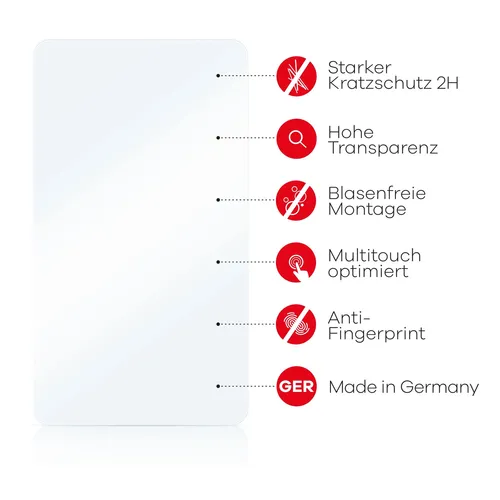 upscreen Schutz Folie für Bigtreetech V1.2 Kratzfest Anti Fingerprint Klar