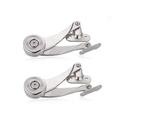 Xrten Klappenbeschlag 2 Stück, Klappenstütze für Holz- und Alurahmen - Schrank- und Möbelscharniere mit hochwertigem Mechanismus für sanftes Schließen, rostbeständig und einfach einstellbar für perfekte Türausrichtung.