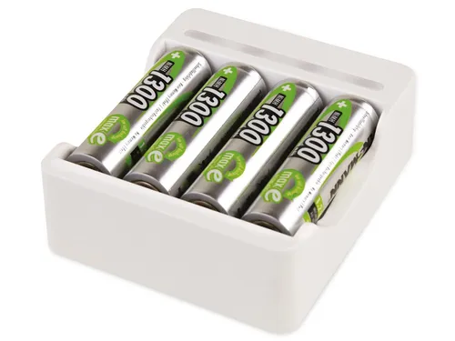 ANSMANN Akku-Ladegerät Basic IV + 4× AA 1300mAh 1001-0120-01