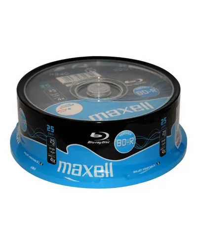 MAXELL Blu-ray Rohlinge bedruckbar BD-R 25GB mit Inkjet / Tintenstrahldrucker