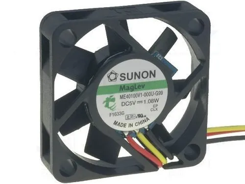 Sunon Lüfter 40x40x10mm MF40100V1-G99 DC 5V 7000 U/min 27dBA Vapolager 3 Litzen