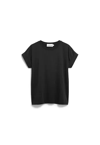 Armedangels T-Shirt Idaara - Kurzarm, Regular Fit - Das T-Shirt Idaara vereint Komfort und Stil in einem unifarbenen Design. Hergestellt aus 100% Baumwolle, ist es pflegeleicht und ideal für jeden Tag. Perfekt kombinierbar, wird es dein neues Lieblingsbasic!