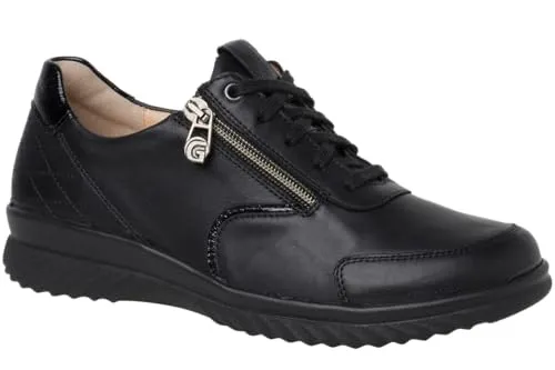Ganter Sneaker schwarz 37,5 EU - Hochwertige Sneaker aus Echtleder, leicht und bequem für den ganzen Tag – ideal für Freizeit und Alltag.