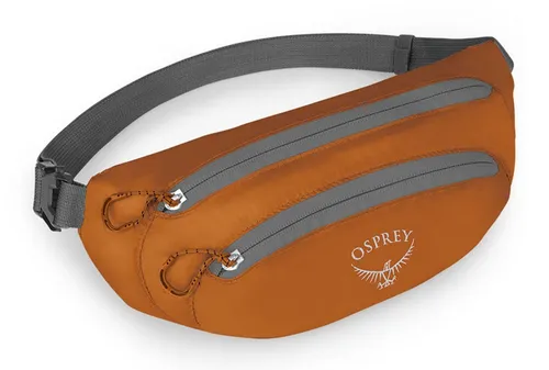 Osprey UL Stuff Waist Pack 1 toffee orange (513) O/S - Gürteltaschen für Reisen und Wandern, ultraleicht und packbar, mit reflektierenden Elementen und internem Sicherheitsfach - perfekt für dein nächstes Abenteuer!