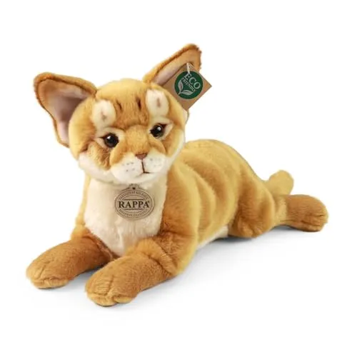 Teddys Rothenburg Kuscheltier Abessinierkatze 30 cm - Kuscheltiere: 30 cm große Abessinierkatze aus kuschelweichem Plüsch, maschinenwaschbar und ideal als treuer Kuschelfreund oder dekoratives Highlight im Kinderzimmer.