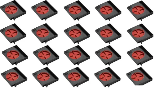 Bessey Abstandshalter AV2 - 20 Stück Verlegehilfen - Fliesenzubehör für präzises Fliesenlegen, aus robustem ABS-Material für optimale Stabilität und einfache Handhabung.
