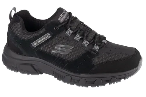 Skechers Oak Canyon Rydell Sportschuhe Schwarz EU 41 - Sneaker für Herren mit Skechers Memory Foam™-Innensohle für ganztägigen Komfort und Relaxed Fit®-Design für optimale Passform. Ideal für Training und Freizeit.