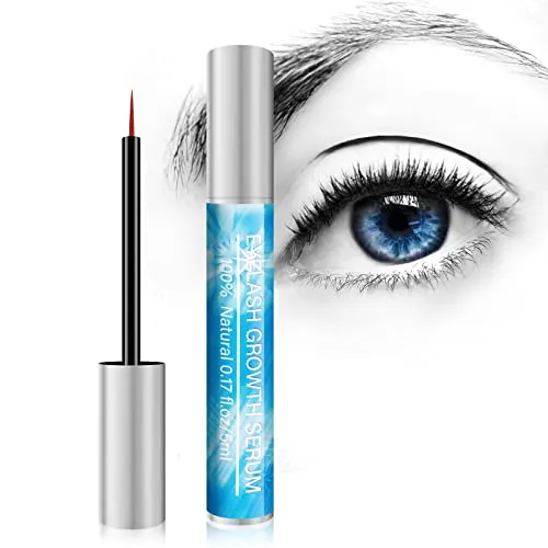 Wimpernserum für Längere & Dichtere Wimpern, Vegan Lash Serum, 5 ml | Hormon- und prostaglandinfrei, 2-in-1 Anwendung für Augenbrauen, frei von schädlichen Zusätzen