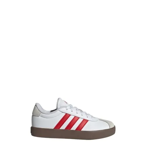 adidas VL Court 3.0 Kids Sneaker in rot von adidas